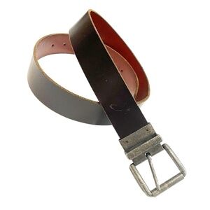 Reversible Leather Black And Brown Belt